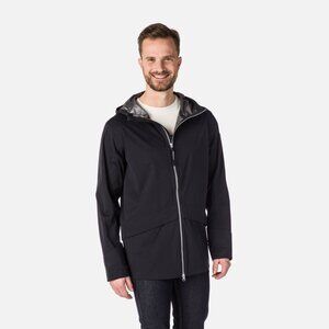 Rossignol Waterproof Hiking Trail Rain Jacket Mens Black Large L